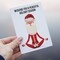 Yoga Santa Christmas Card - 24-Pack Holiday Greeting Cards with Peaceful Santa Meditation Design, Perfect for Sharing Calm Merry Christmas & Holiday Wishes, Blank Inside for Personalized Messages - Relaxing and Unique Stationery Set